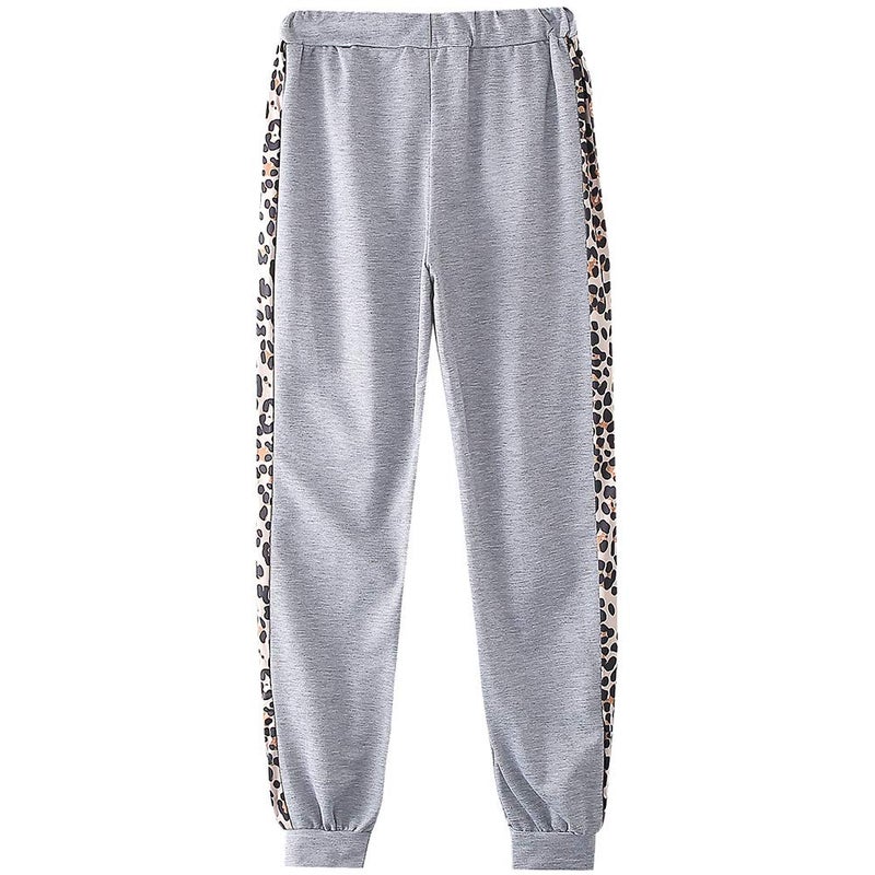 amropi Women's 2 Piece Tracksuit Sweatsuits Sets Hoodie Sweatshirt and Jogging Sweatpants Suit Grey, 4XL - Image 5